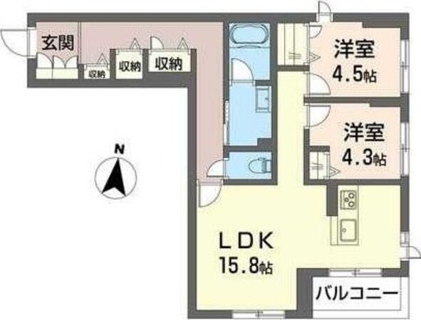 アンビシアの物件間取画像